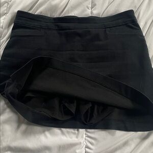 Croft & Barrow Black Mini Skort size 14